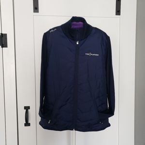 NWOT Women's RLX NAVY THE PLAYERS HYBRID Lighweight Powerstretch Jacket